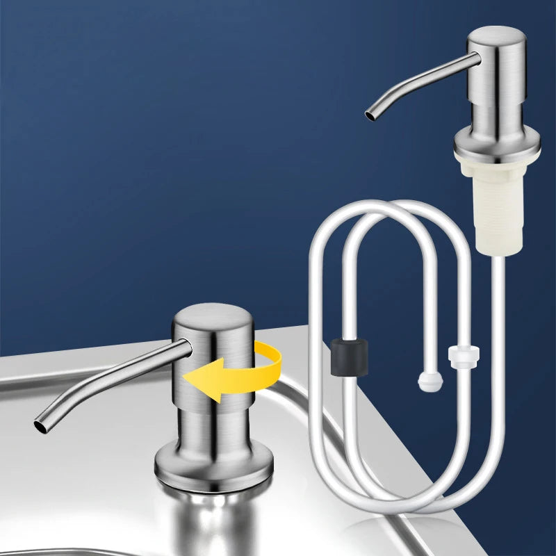 304 Stainless Steel Sink Soap Dispenser & Pump Extension Tube Soap Dispenser Nixie