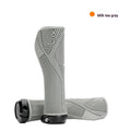 ENLEE Ergonomic MTB Bike Handlebar Grips – Anti-Slip, Shockproof Bike Handlebar Grips Nixie Milk Tea Gray