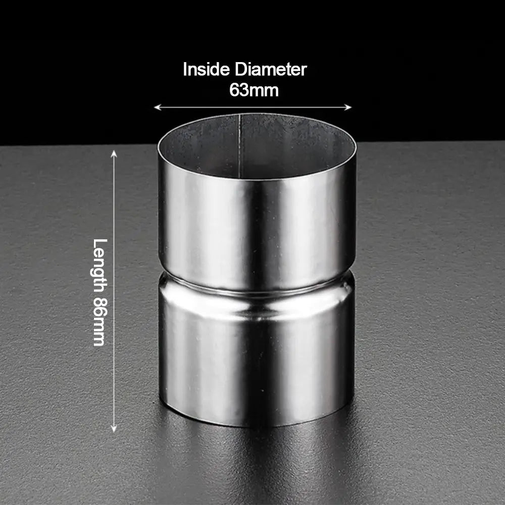 Stainless Steel Straight Pipe Joint Adapter 51mm–102mm