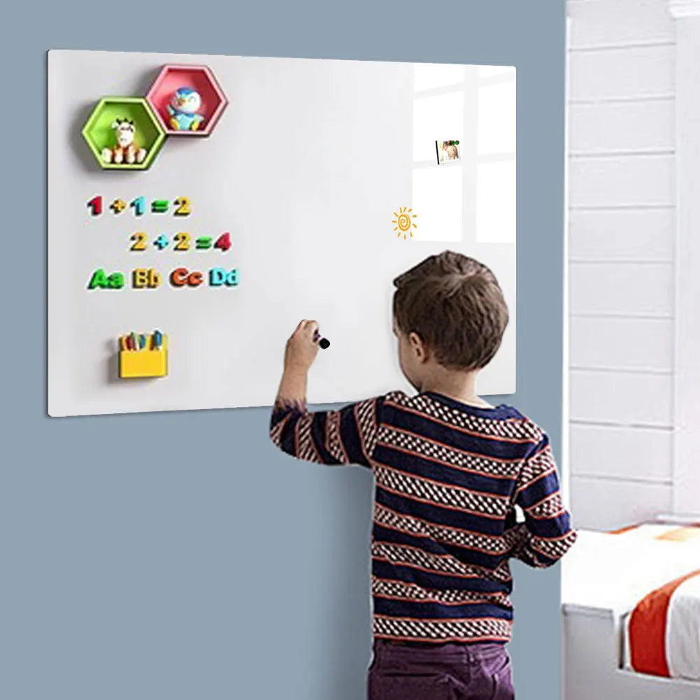 Magnetic Dry Erase Whiteboard Sticker 24x18" with Markers Kit Dry Erase Whiteboard Nixie