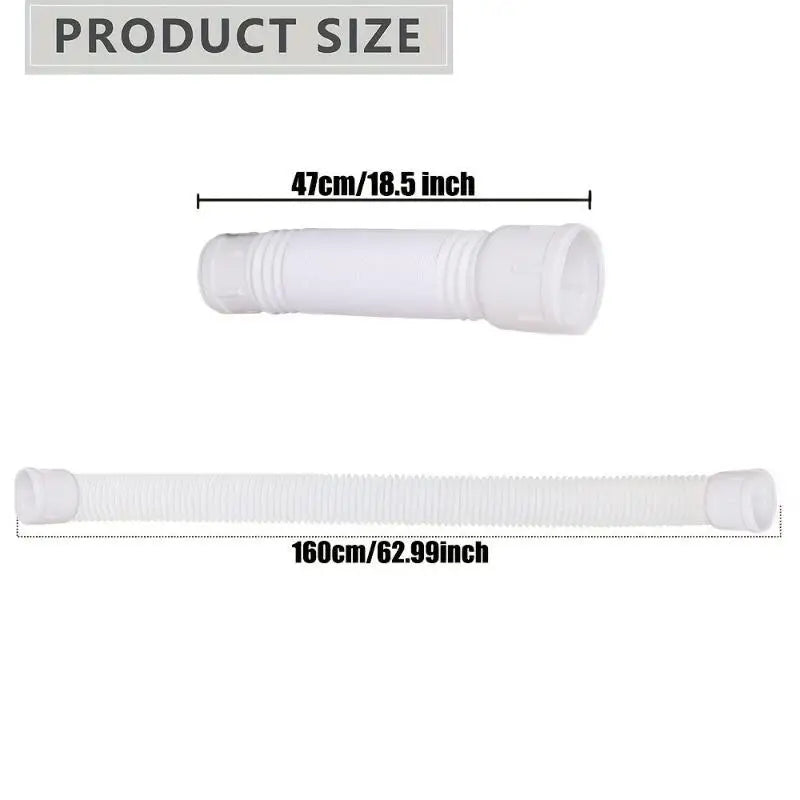 Flexible Telescopic PP Ventilation Exhaust Pipe – Kitchen & Bathroom Ventilation Duct Pipe Nixie