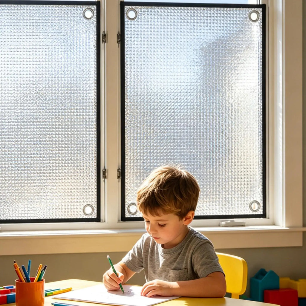 UV Blocking Window Film Reusable Blackout Suction Cup Sunshade Window Sunshade Film Nixie
