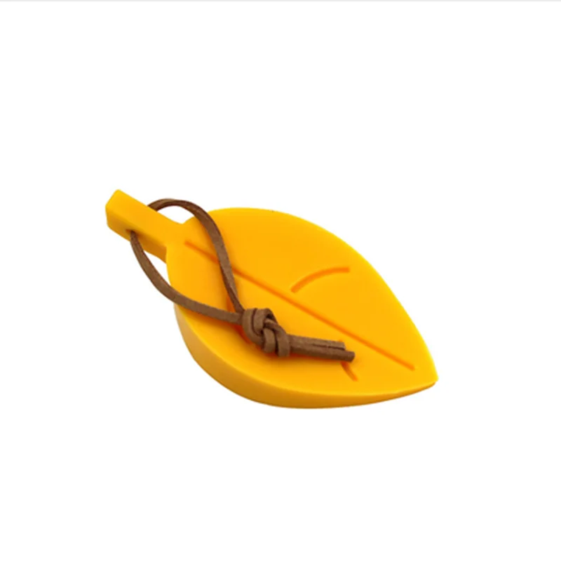 Kids Cartoon Leaf Silicone Door Stopper – 4 Colors Safety Child Safety Door Stop Nixie yellow