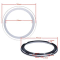 Plastic Speaker Trim Ring Bezel 3–8 Inch Black Silver Gold Speaker Trim Ring Nixie 3 inch Silver