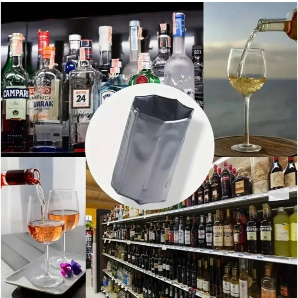 Portable Gel Wine Cooler Sleeve – Bottle Chiller for Parties Wine Cooler Sleeve Nixie