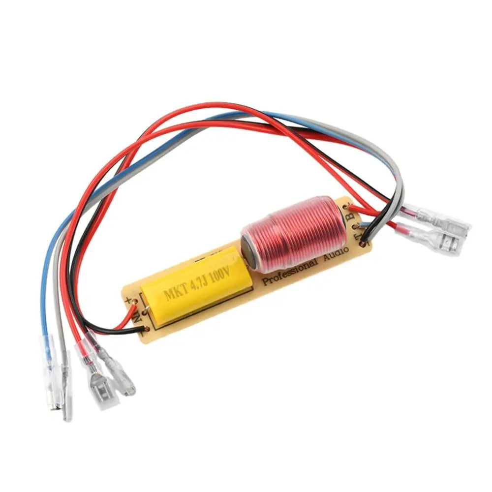 80W 2-Way Car Audio Crossover HiFi Frequency Divider 4-8Ω Car Audio Crossover Nixie