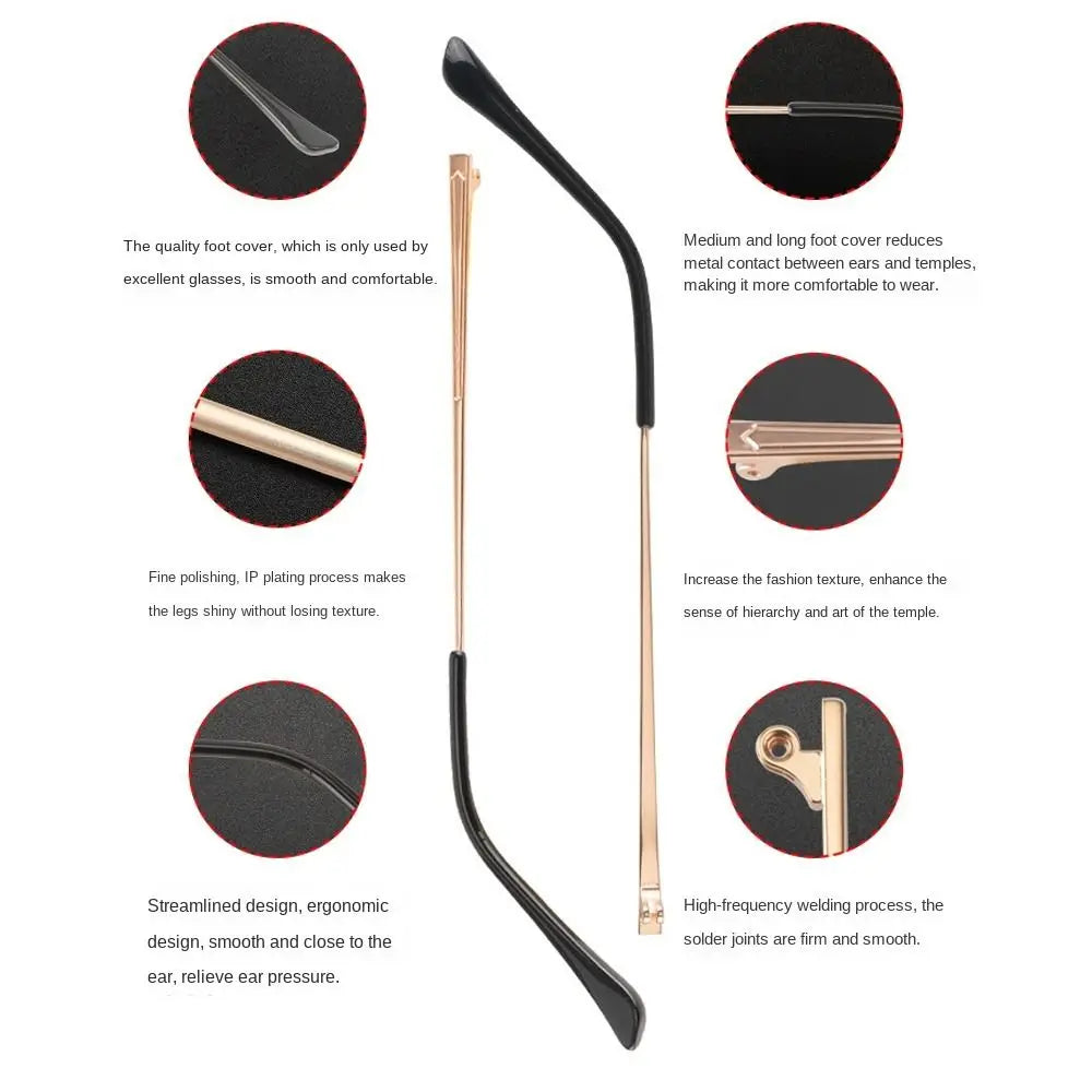 Replacement Glasses Temple Arms – Metal Legs for Eyeglasses Eyeglass Temple Arms Nixie