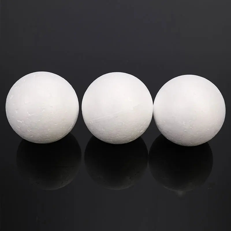 10Pcs 70mm White Polystyrene Foam Balls – DIY Craft & Decor Craft Foam Balls Nixie