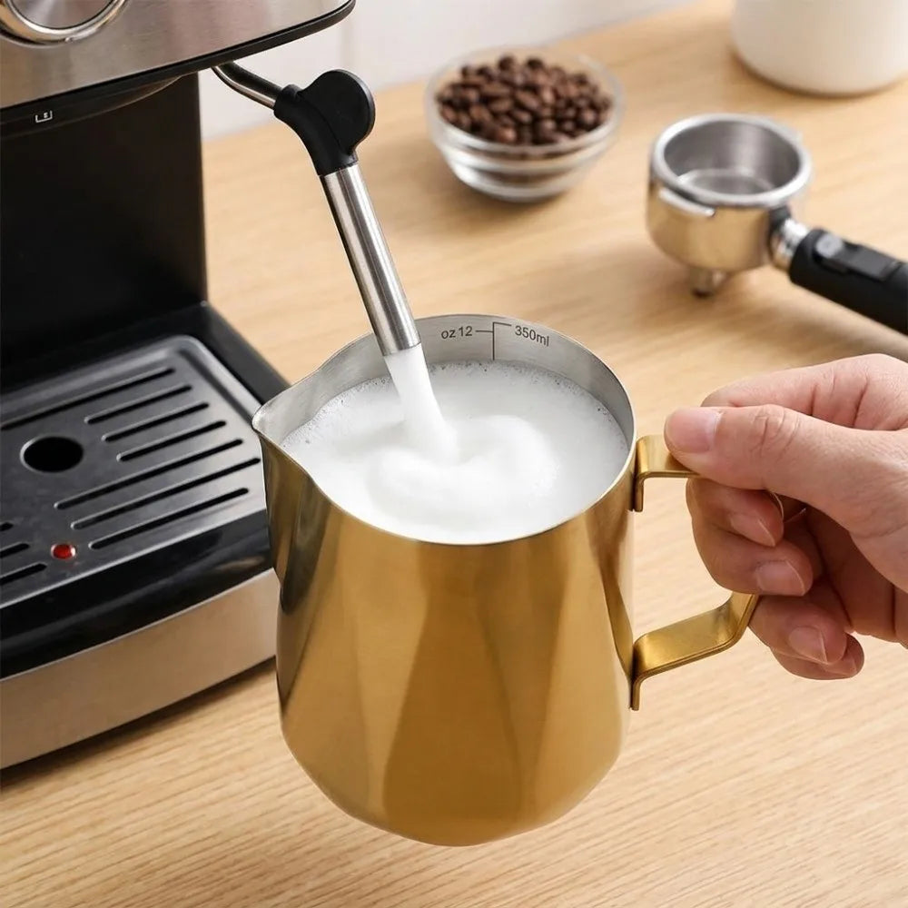 Nixie 350ml Stainless Steel Milk Frothing Pitcher – Latte Art Milk Frothing Pitcher Nixie