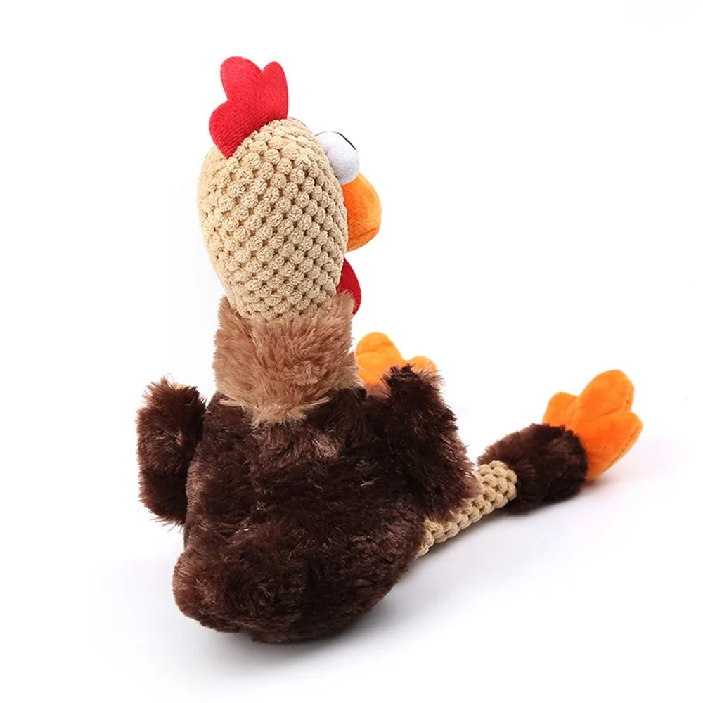 Turkey Squeaky Plush Dog Toy – Soft Stuffed Chew Toy for Puppies Plush Dog Toy Nixie