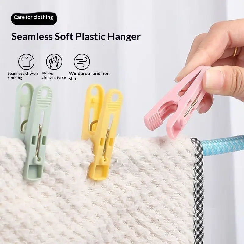 Colorful Windproof Clothes Pegs – 16/20 Pack Laundry Clips Laundry Clothes Pegs Nixie