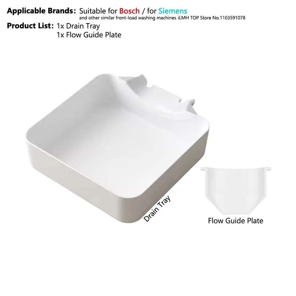 Washing Machine Drain Tray – Lint Filter Water Collection Pan