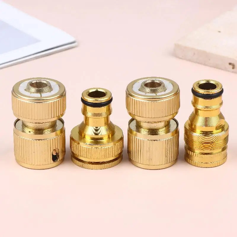 Garden Hose Fast Connect 2pcs – Aluminum Tap Hose Fittings Hose Tap Fittings Nixie