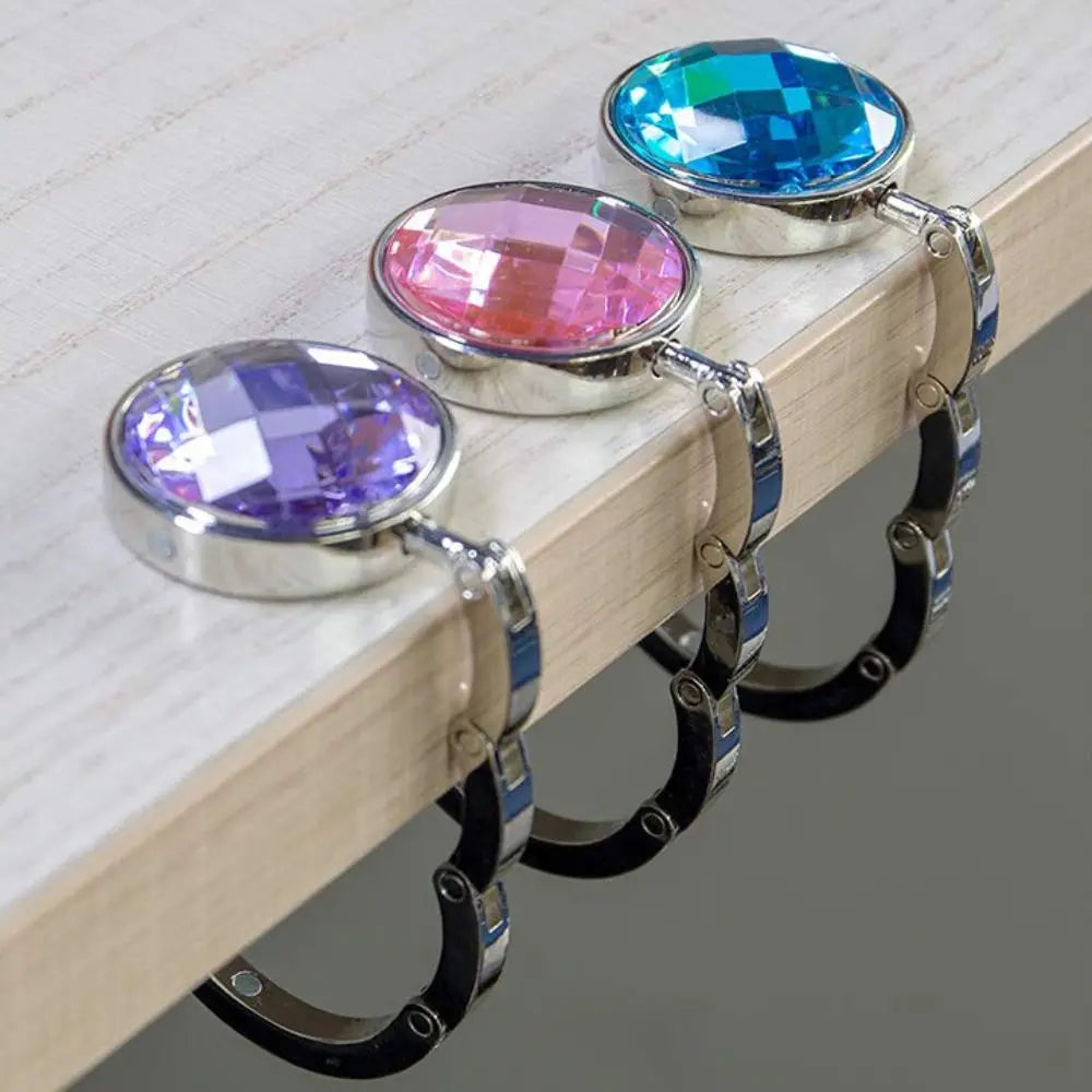 Foldable Metal Purse Hanger Table Hook | Space-Saving Bag Holder Purse Table Hanger Nixie