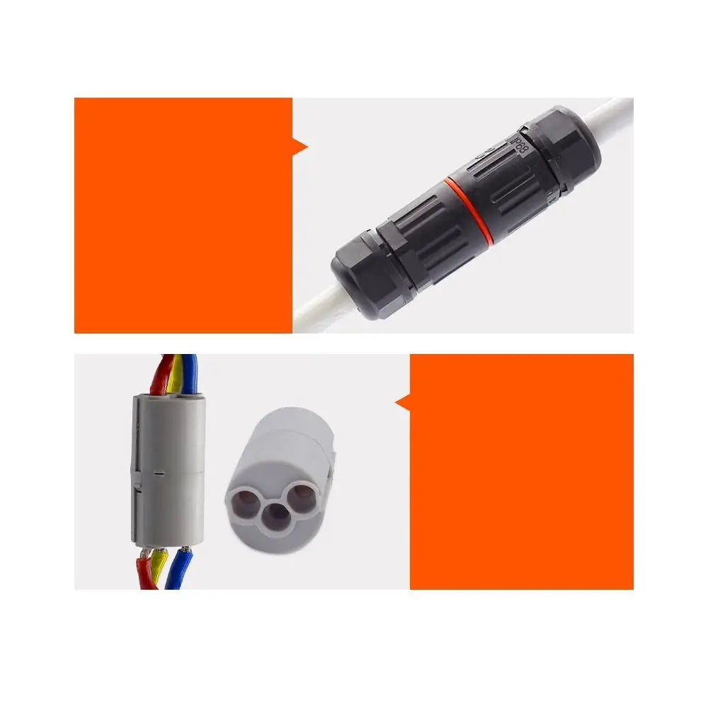 CDF-M3 IP68 Waterproof Cable Connector 2-3 Core Outdoor Waterproof Cable Connector Nixie