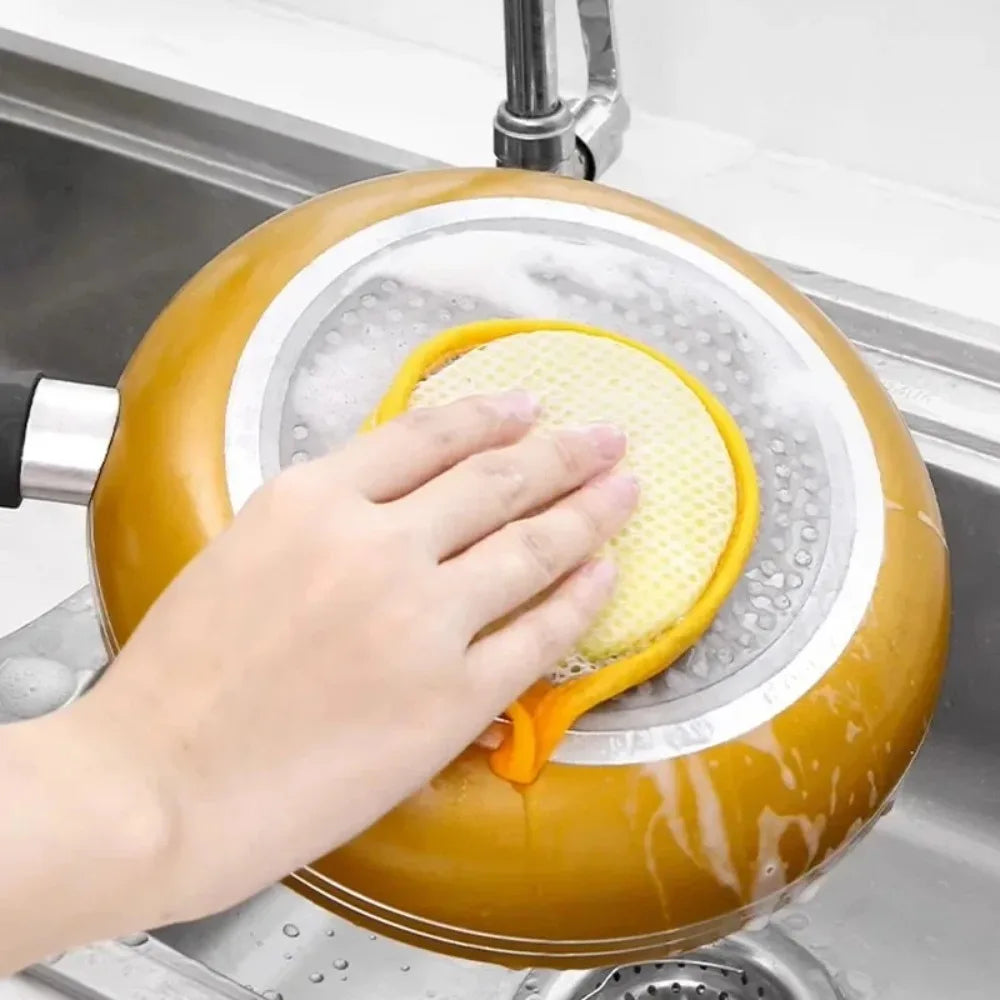 Double-Sided Reusable Dishwashing Sponge | Magic Scrub Sponge