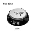 Mini Neodymium Speaker 20/24/28mm 4Ohm 3W Full Range DIY Mini Neodymium Speaker Nixie 1pcs 20mm