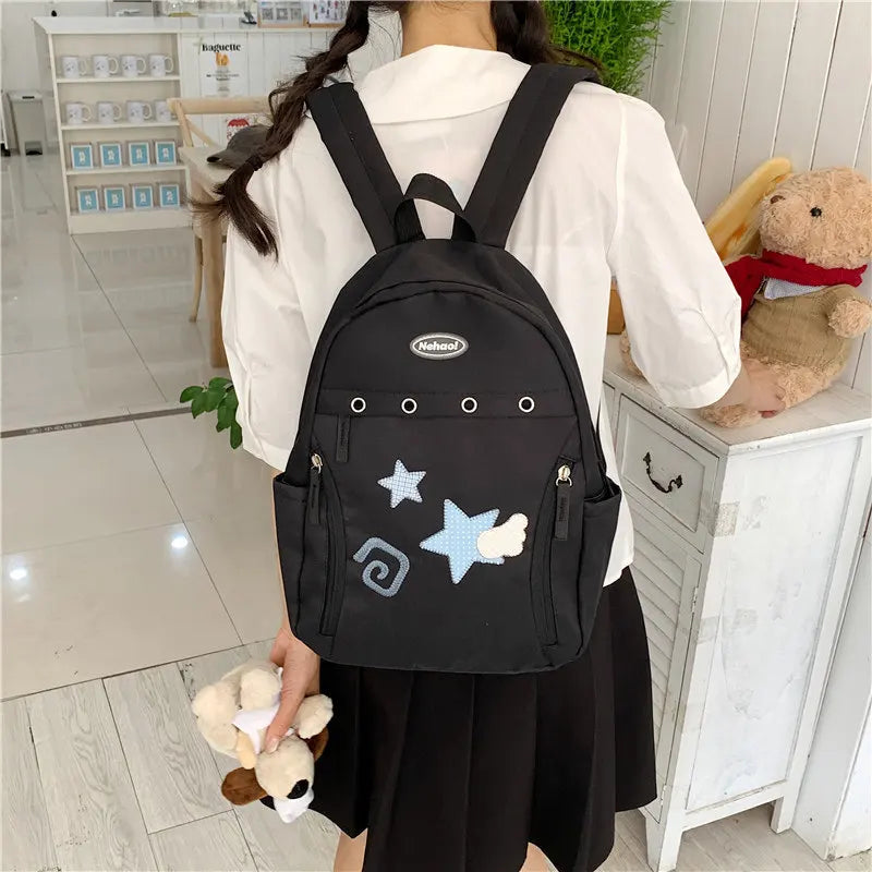 Nixie Star & Cloud Teen Girls Backpack – Waterproof School Bag Teen Girls Backpack Nixie