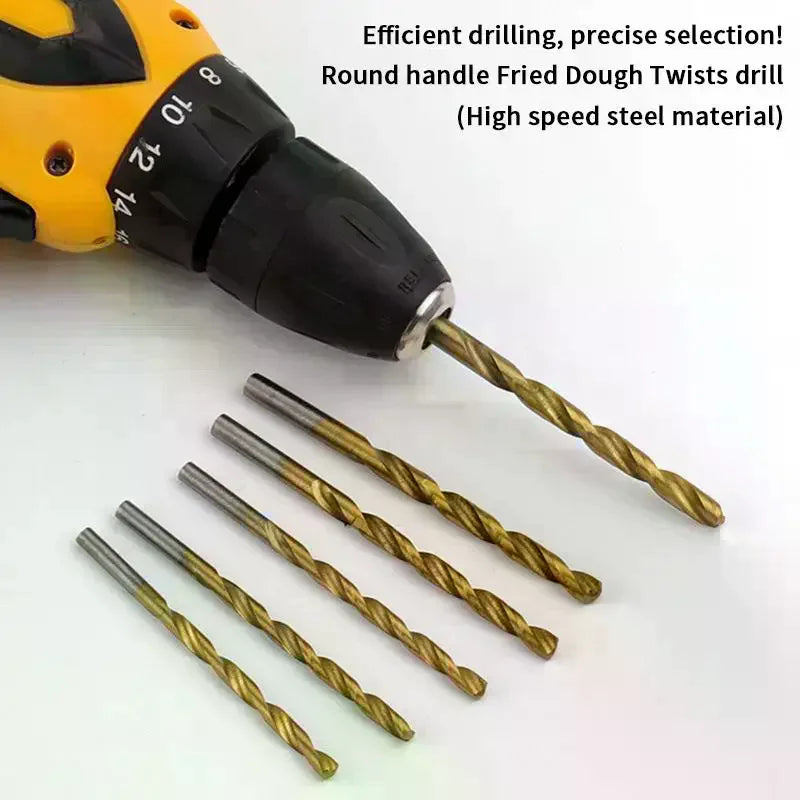 13-Piece Twist Drill Bit Set 1.5mm–6.5mm | Wood Metal Tile Twist Drill Bit Set Nixie