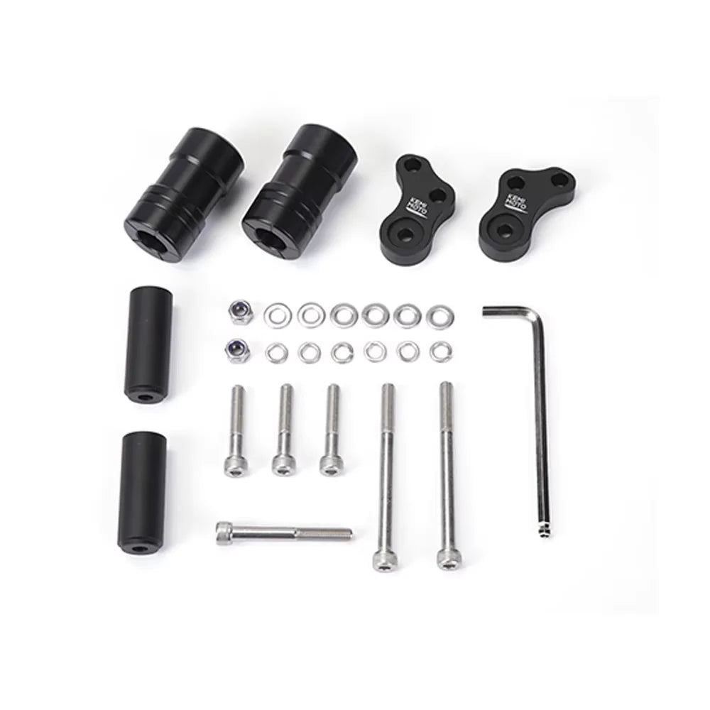 CNC Frame Sliders for Surron Light Bee & Segway X160 X260 Motorcycle Frame Sliders Nixie black