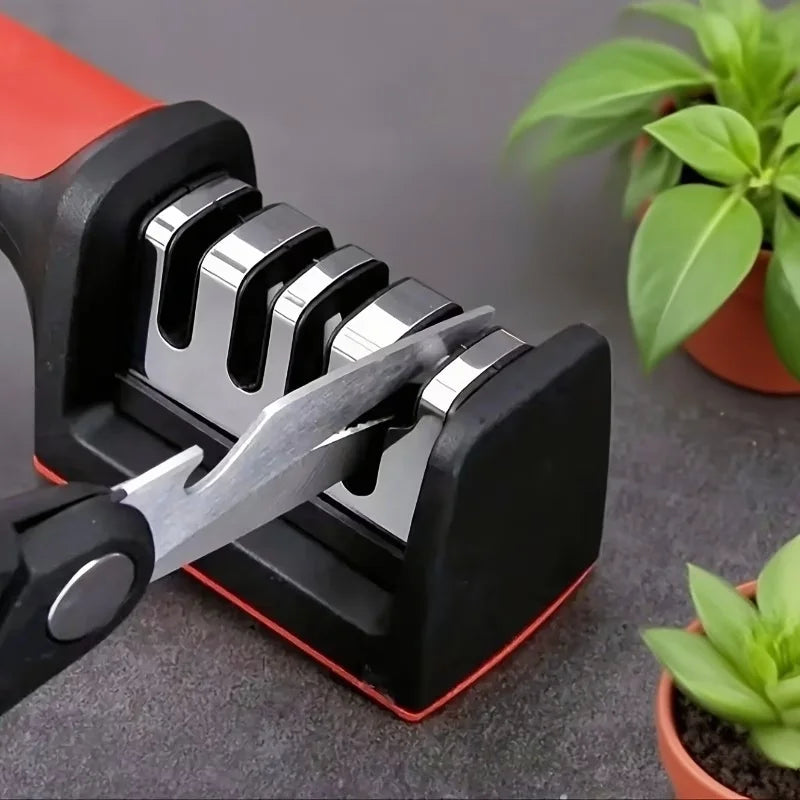 4-Stage Knife Sharpener – Tungsten, Diamond & Ceramic | Nixie Knife Sharpener Nixie