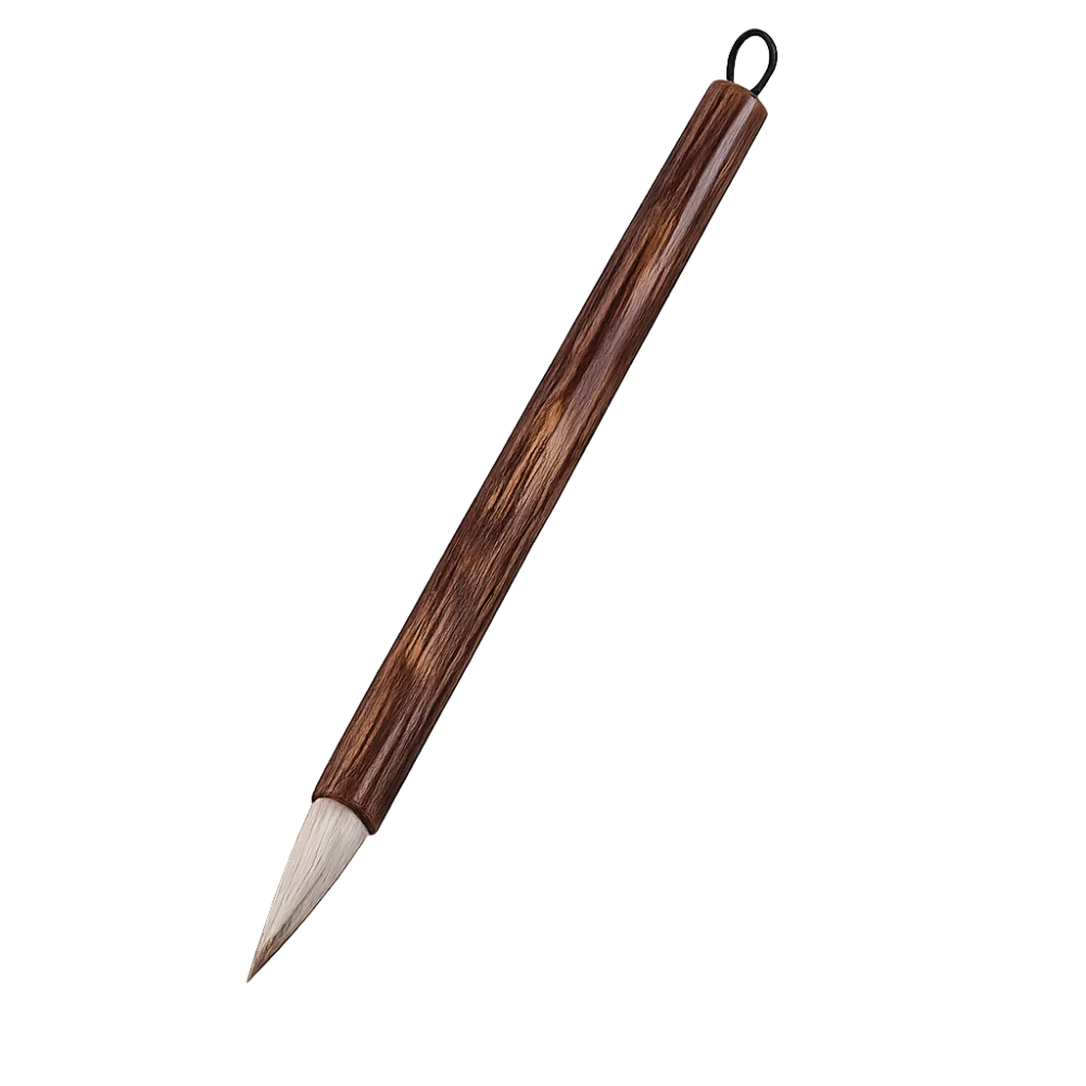 Mixed Hair Chinese Calligraphy Brush Fine Point Ink Pen Calligraphy Brush Nixie Beige
