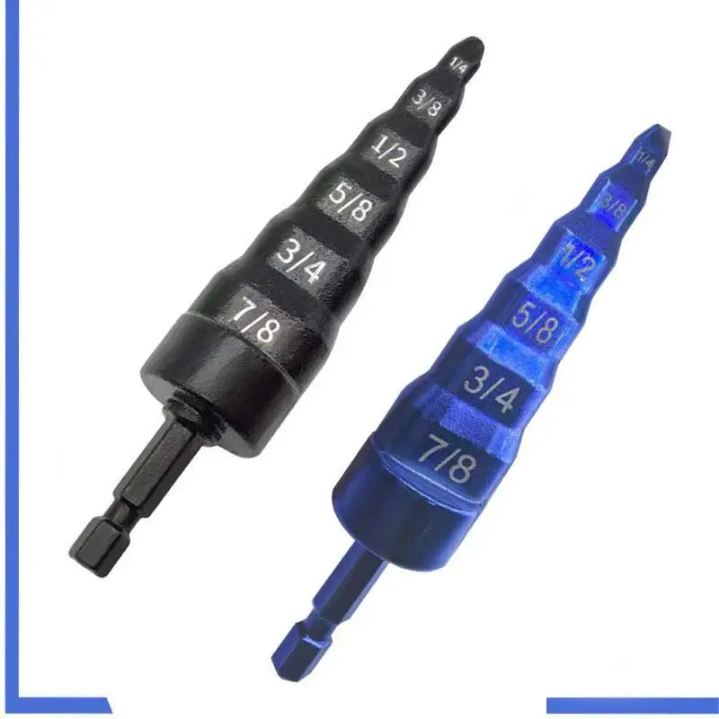 6-in-1 Copper Pipe Expander Swaging Drill Bit Set – HVAC