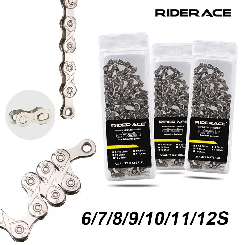 Ultralight Bicycle Chain 6-12 Speed 116 Links MTB Road Bike Bicycle Chain Nixie
