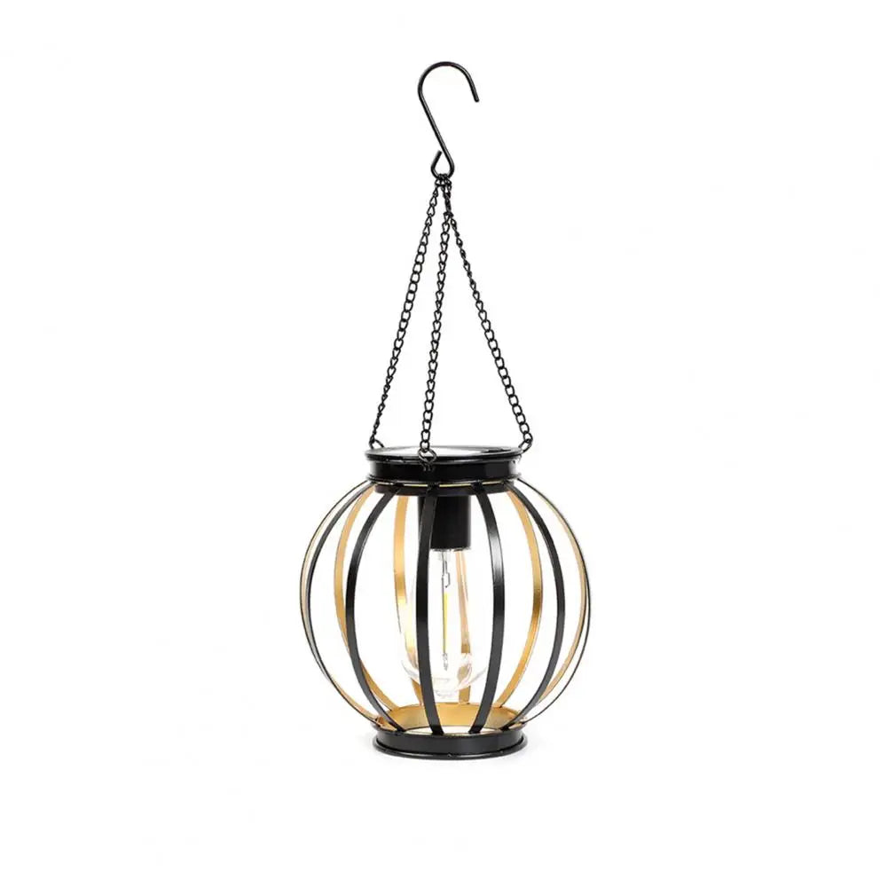 Solar Hanging Lantern Metal Mesh Outdoor Garden Patio Décor Solar Outdoor Lantern Nixie D
