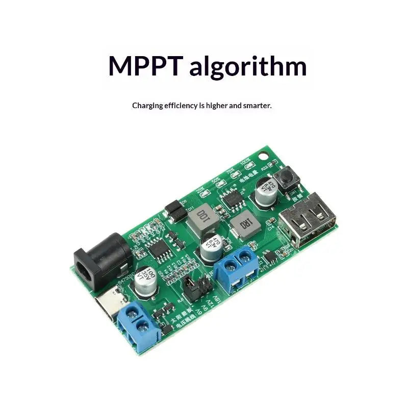 MPPT Solar Charger Board DC5-18V 2.5A for 18650 Battery Solar Charge Controller Nixie
