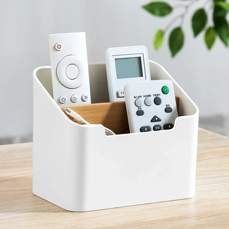 Plastic Desktop Storage Box – Remote & Cosmetics Organizer Desktop Storage Box Nixie