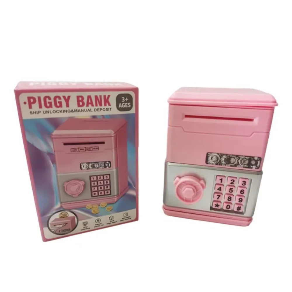 Kids Mini ATM Piggy Bank with Password | Money Saving Toy Kids Piggy Bank Nixie