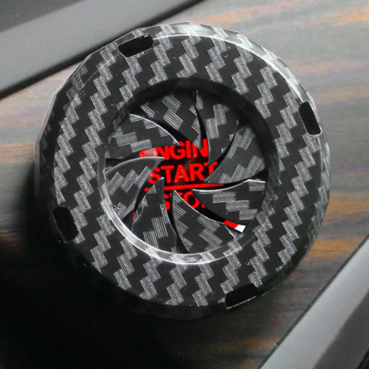 Carbon Fiber Push Start Button Cover – Car Ignition Ring