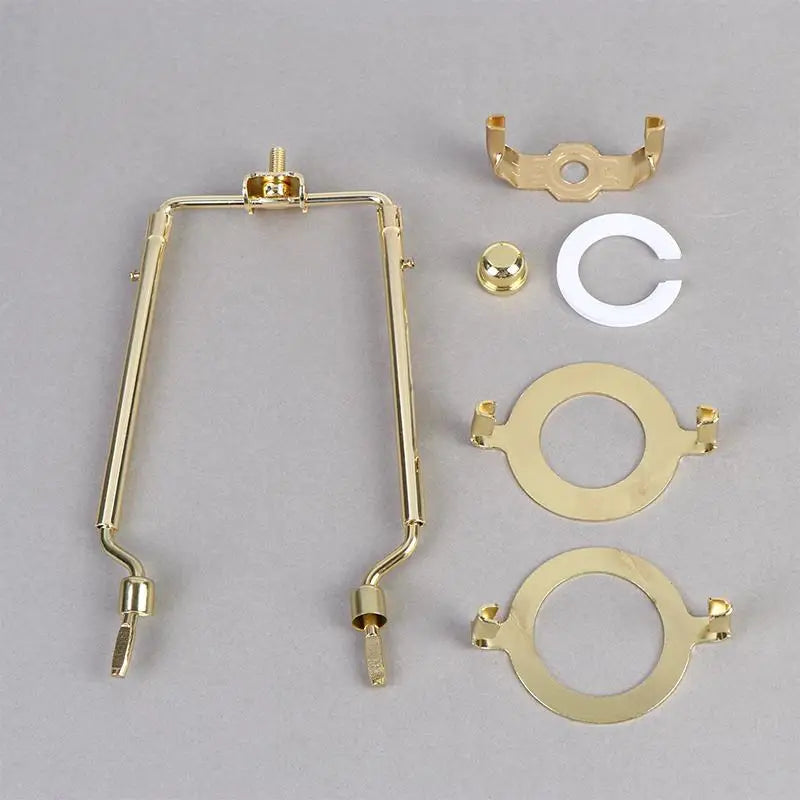 Adjustable 7–10" Lamp Shade Harp Holder E26 E27 Fitter Adapter Set