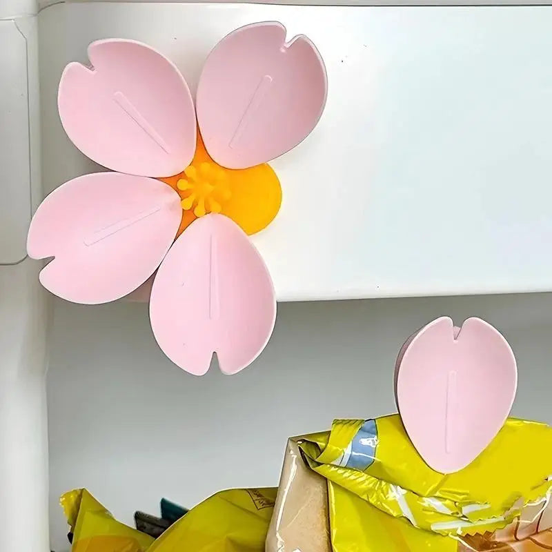 Cherry Blossom Magnetic Fridge Seal Clip | Snack Bag Clip Magnetic Seal Clip Nixie