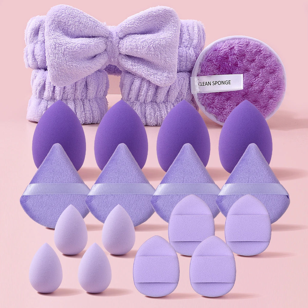 Makeup Sponge Puff Set – Foundation, Powder & Cleansing Kit Makeup Sponge Set Nixie Default Title