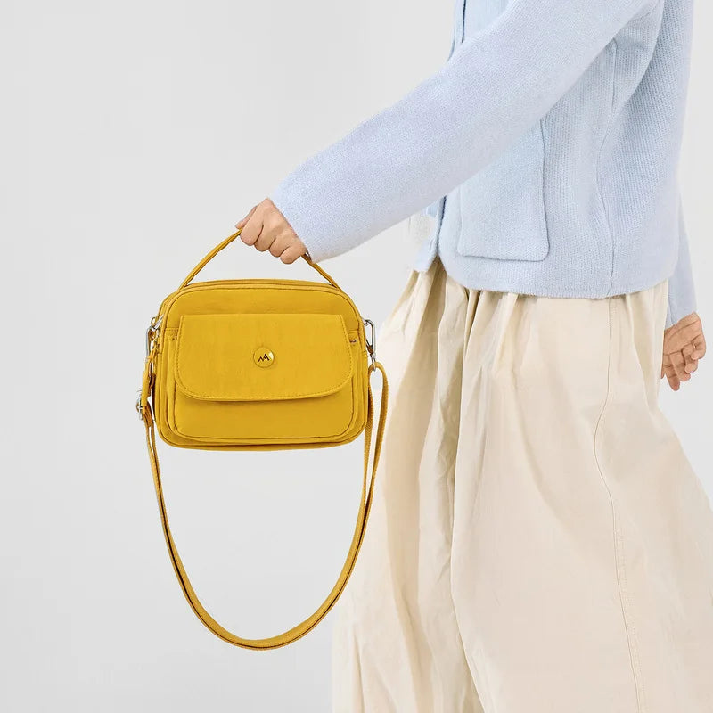 Women's Lightweight Nylon Crossbody Bag – Urban Satchel Crossbody Satchel Bag Nixie