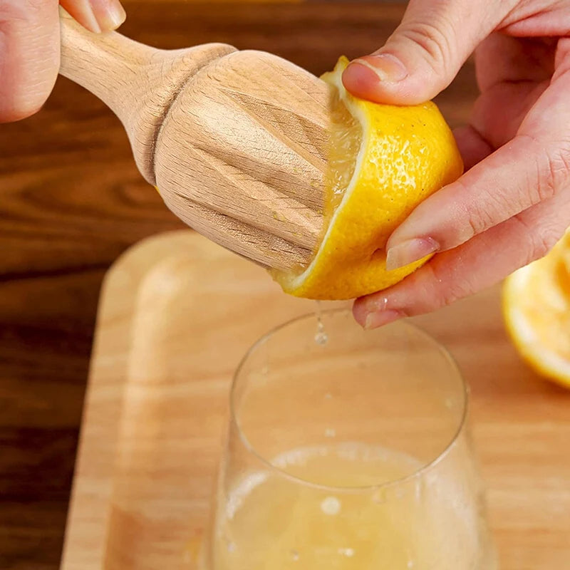 Wooden Manual Citrus Juicer – Lemon & Orange Squeezer Manual Citrus Juicer Nixie