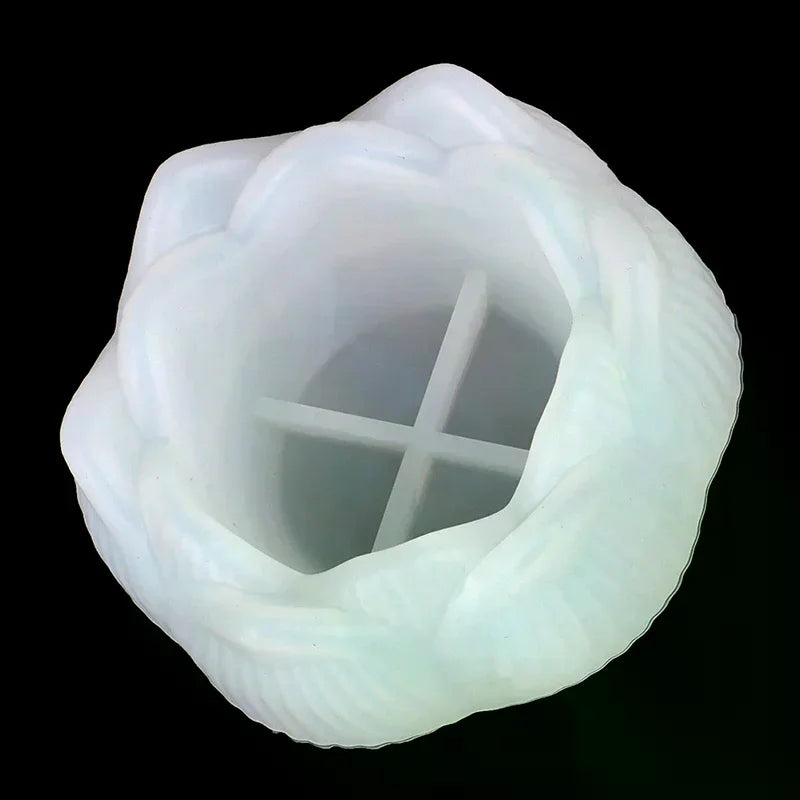 Lotus Shape Silicone Resin Mold for DIY Crafts & Ashtray Making Silicone Craft Mold Nixie