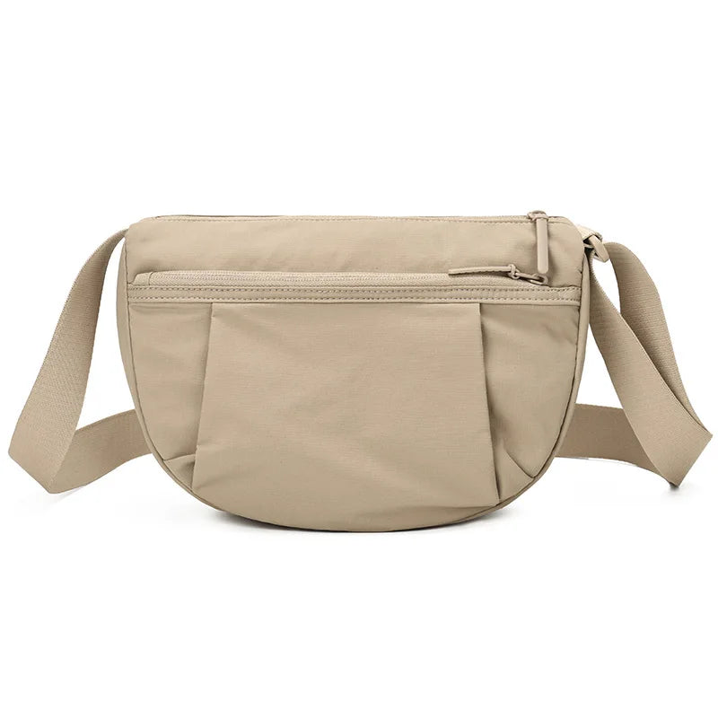 Nixie Dumpling Crossbody Bag – Unisex Multi-Compartment Sling