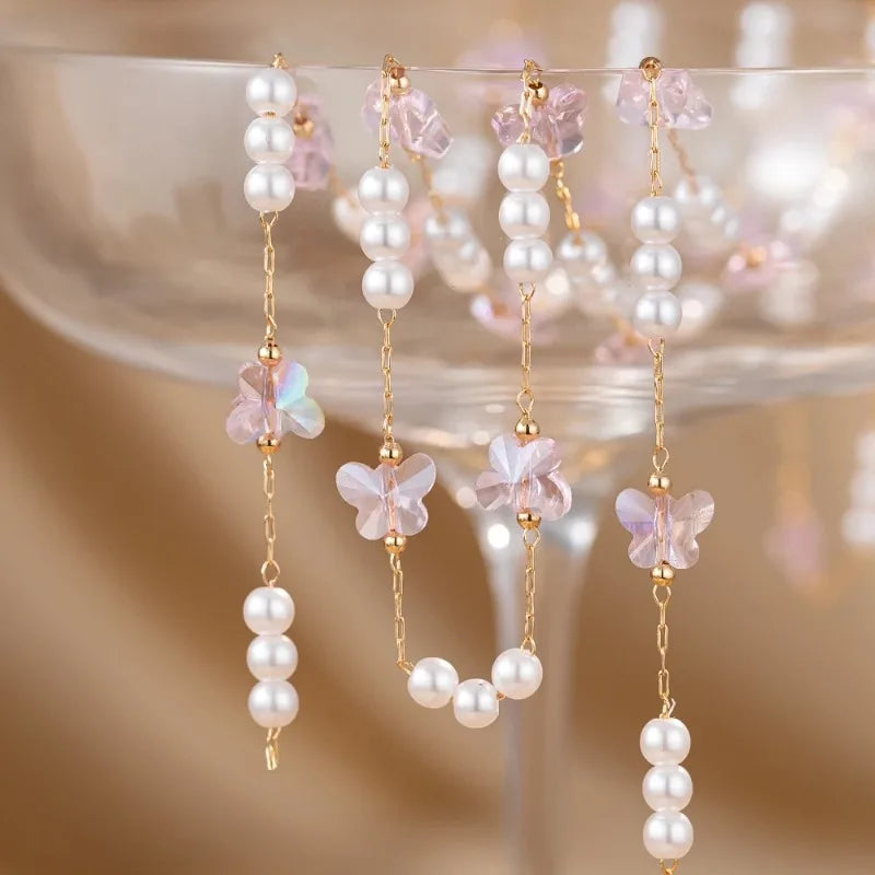 Golden Crystal Beaded Chain for DIY Necklace & Bracelet – Nixie DIY Jewelry Chain Nixie