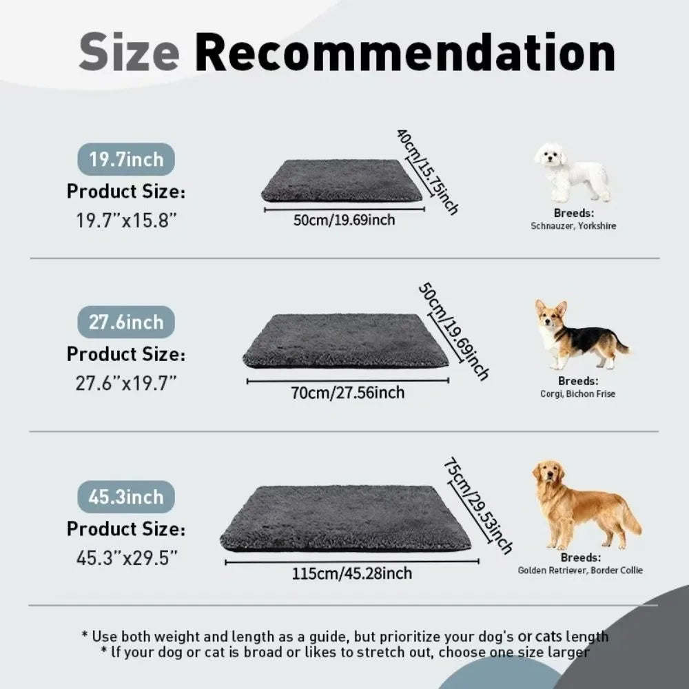 Self-Warming Cat Mat – Non-Slip All-Season Pet Bed Pad Cat Bed Mat Nixie