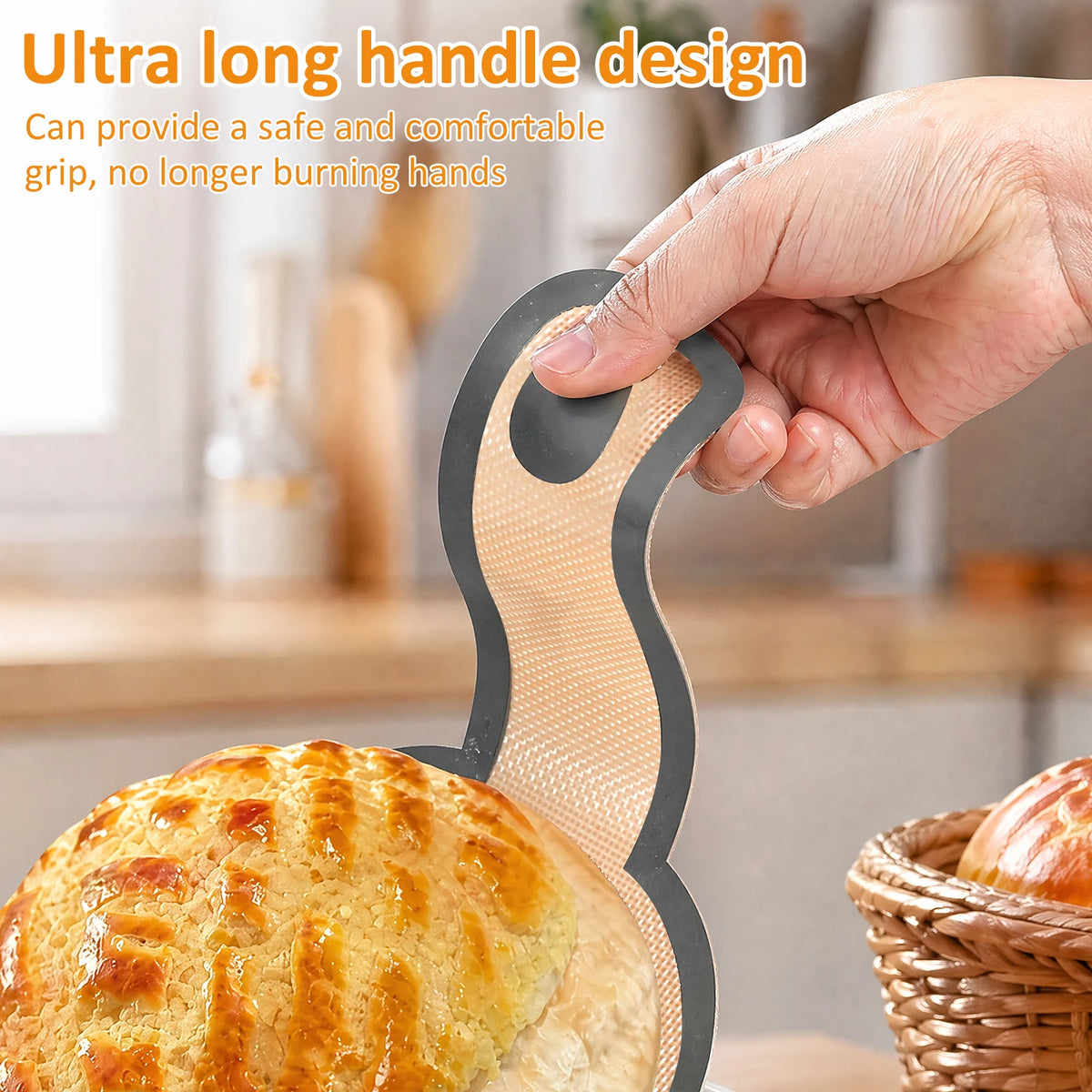 2-Pack Silicone Bread Sling Non-Stick Dutch Oven Liner Baking Mat Silicone Baking Mat Nixie