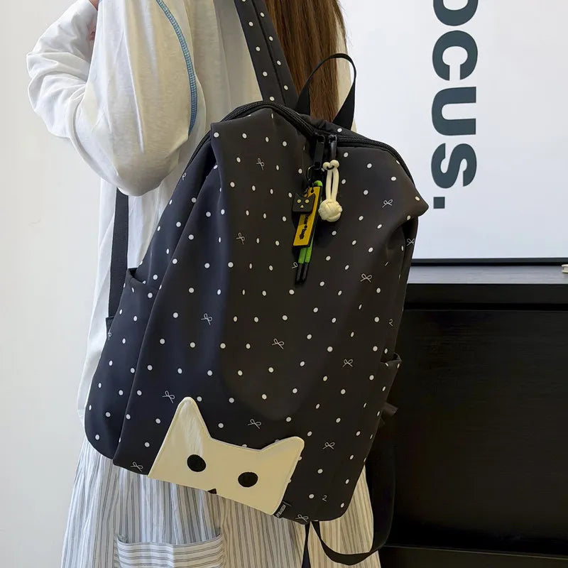 Women's Large Capacity Minimalist Backpack – Korean Style