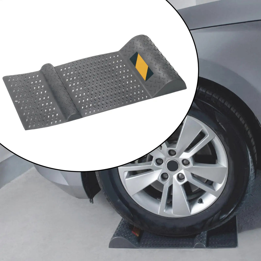 Garage Parking Mat Anti-Slip Car Wheel Stopper Block Tire Curb