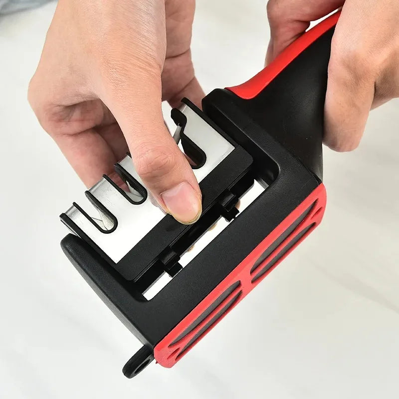4-Stage Handheld Knife Sharpener – Knives, Cleavers & Scissors