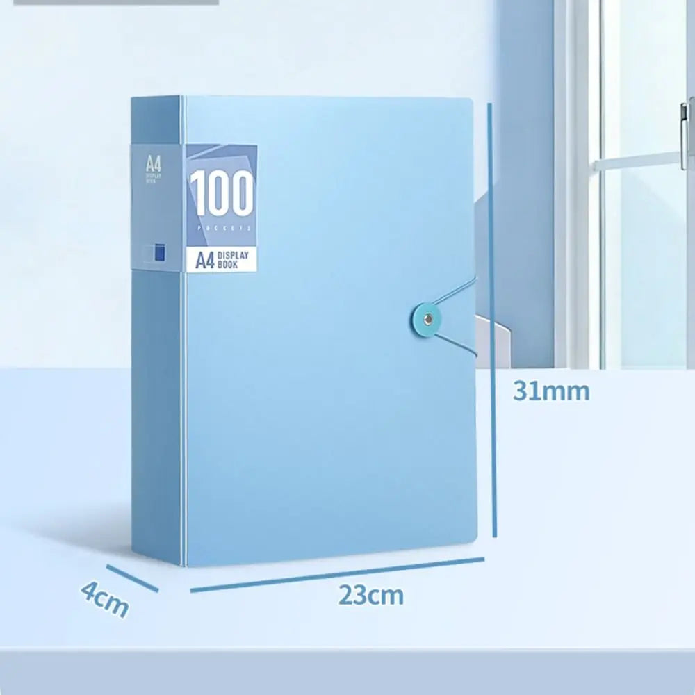 Morandi A4 Display Book 20–100 Pockets | File Organizer Folder File Display Book Nixie