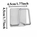 4PCS Stainless Steel Sink Sponge Rack – Self-Adhesive Holder Sink Sponge Rack Nixie silver-4pcs
