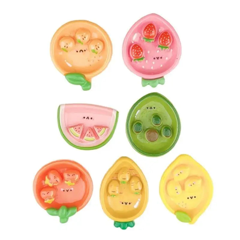 Fruit Resin Charms 7Pcs – DIY Jewelry, Scrapbooking & Crafts DIY Resin Charms Nixie