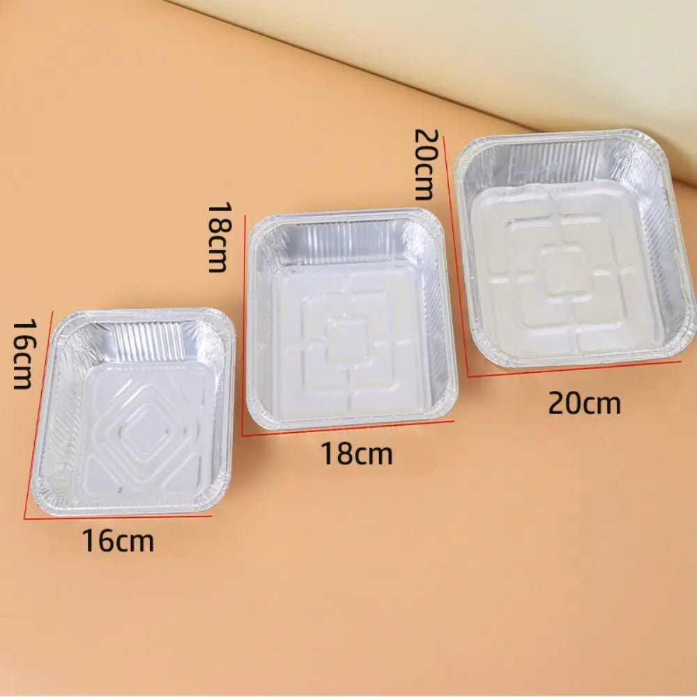 Disposable Air Fryer Aluminum Foil Trays – 10/20/30 Pack Foil Baking Trays Nixie